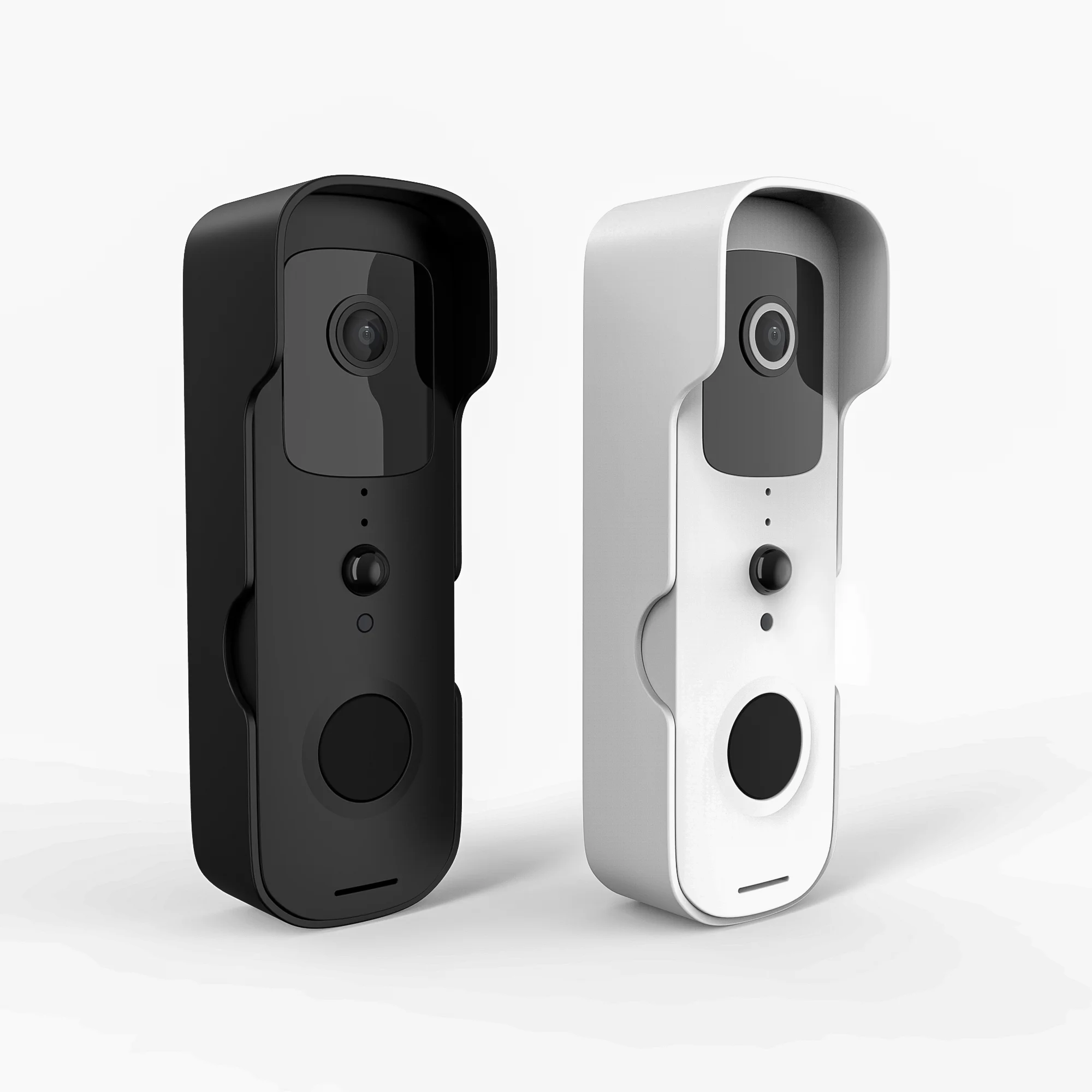 Smart HD Wireless Video Doorbell | Metal Body Hidden Peephole Camera with Recorder & 2-Way Intercom | Home Security Monitor