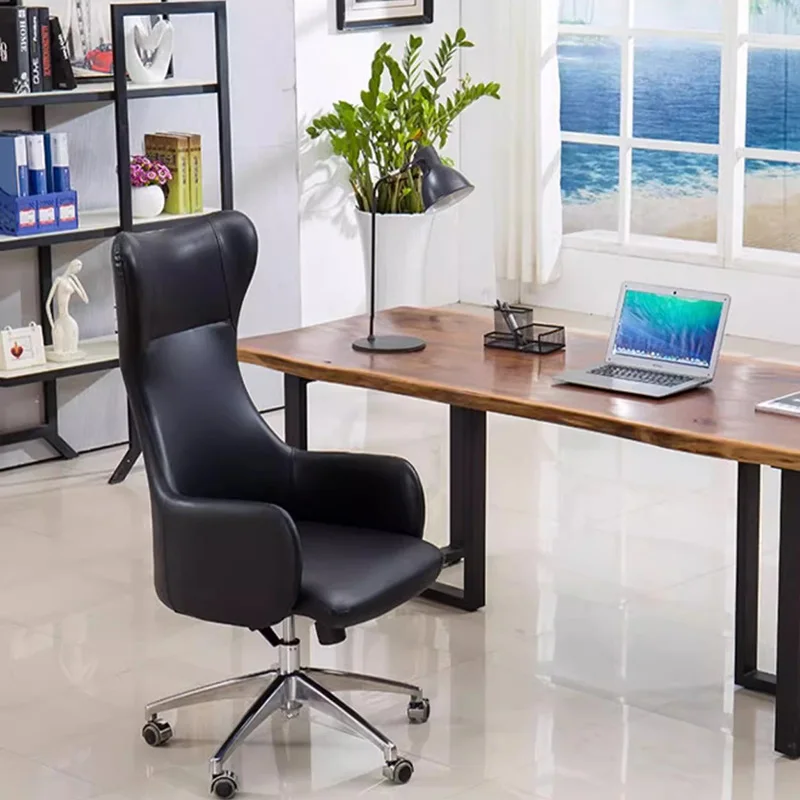 Comodo schienale scrivania sedia da ufficio salone trono girevole sedia da ufficio moderna mobile di lusso Silla Oficina mobili da teatro