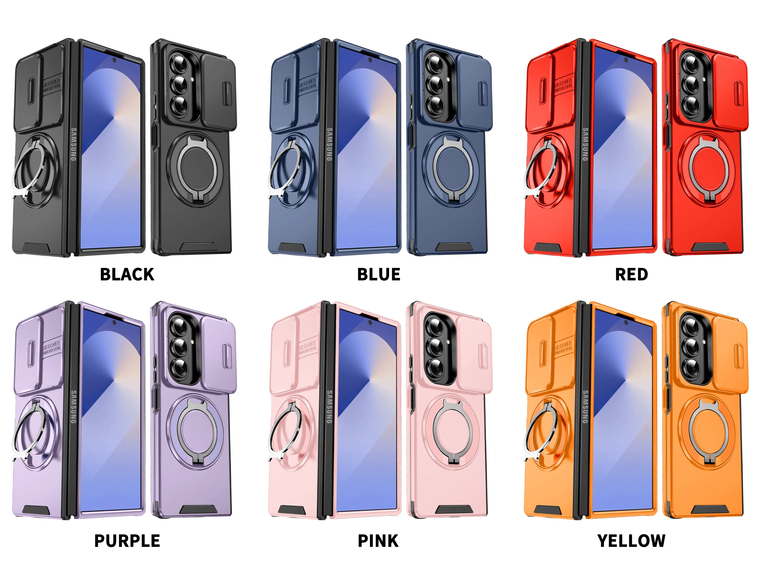 Wireless Charging Magnetic for Samsung Galaxy Z Fold 7 6 Silicon Soft Phone Case Full Lens Protective Cover Back Shell Cases
