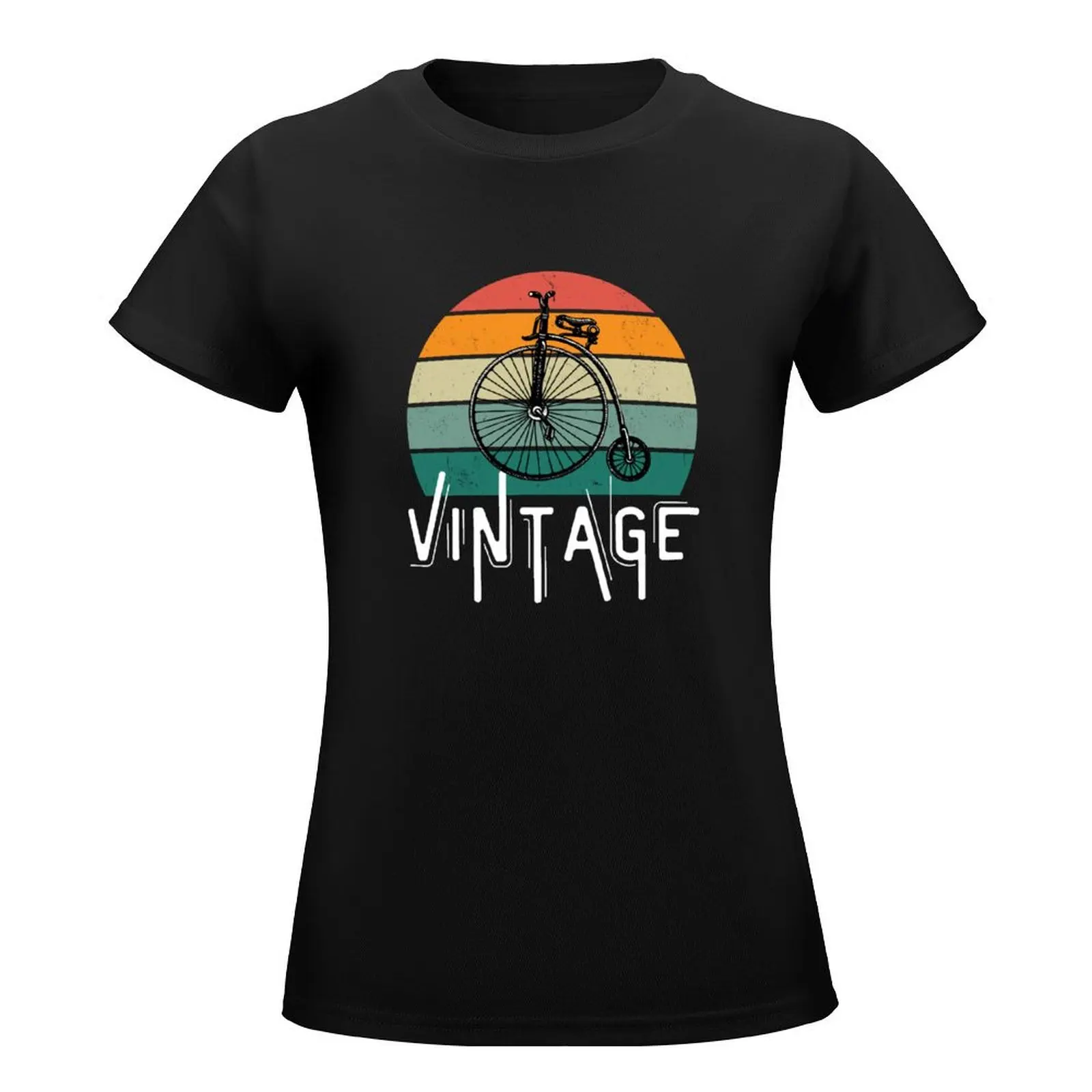 Vibtage Cycle - Reyhand Tandem T-Shirt animal print blacks summer tops T-shirts for Women