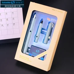 Pen Gift Box Schneider BK400 Dual Tip Ink Bag Dual Pen Practice Student Business Office Pen Signature Pen Pen 0.5mm F Tip Pen