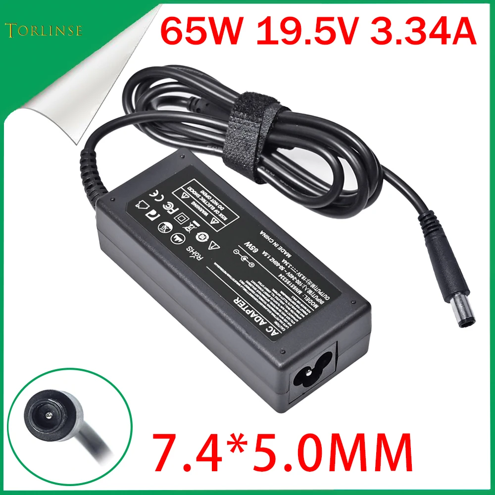 19.5V 3.34A 65W 7.4*5.0mm AC Laptop Charger Adapter For Dell Latitude E5250 E5440 E5450 E5540 E5550 E6420 E6430 E6440 HA65NM130