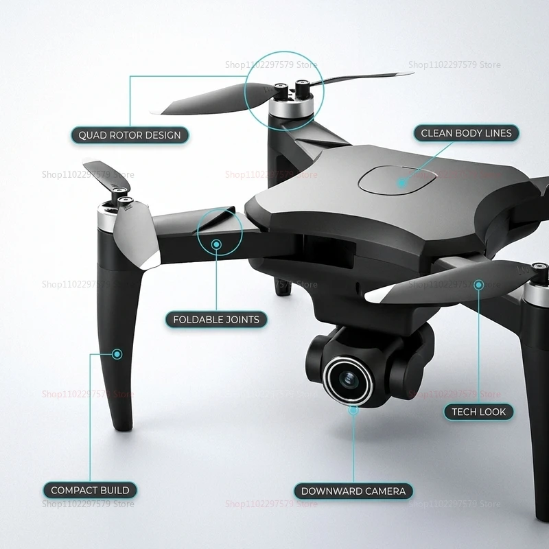 YL01 Mini Drone 8K Camera Professional FPV Wifi Brushless Foldable Obstacle Avoidance Large Screen Remote Control for Beginners view 3