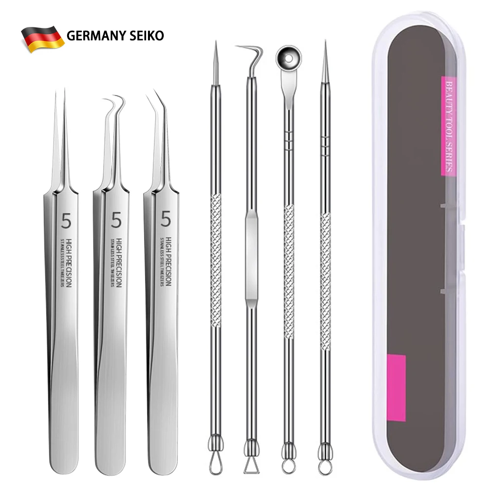 Acne Needle Remove Blackhead Comedone Extractor Tools Stainless Steel Facial Skin Care Tool Pimple Blemish Removal Tools