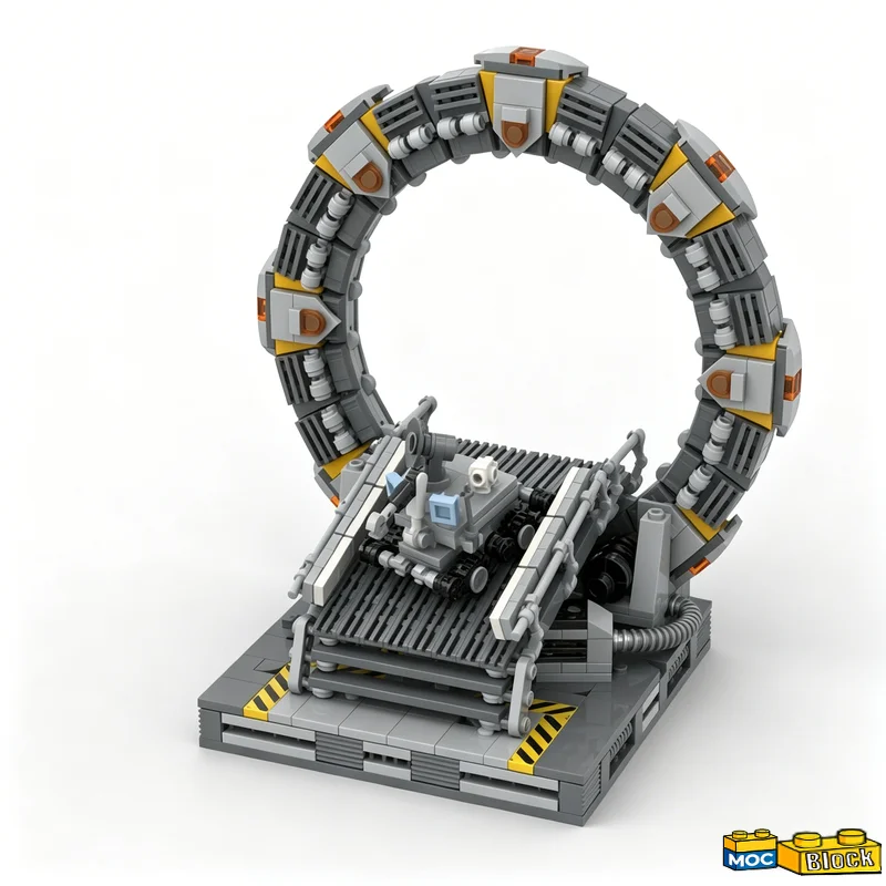 745 PCS Stargate SG-1 Hangar Building Blocks Model Assembly Educational Toy Customize Creative Collection Birthday Popular Gifts