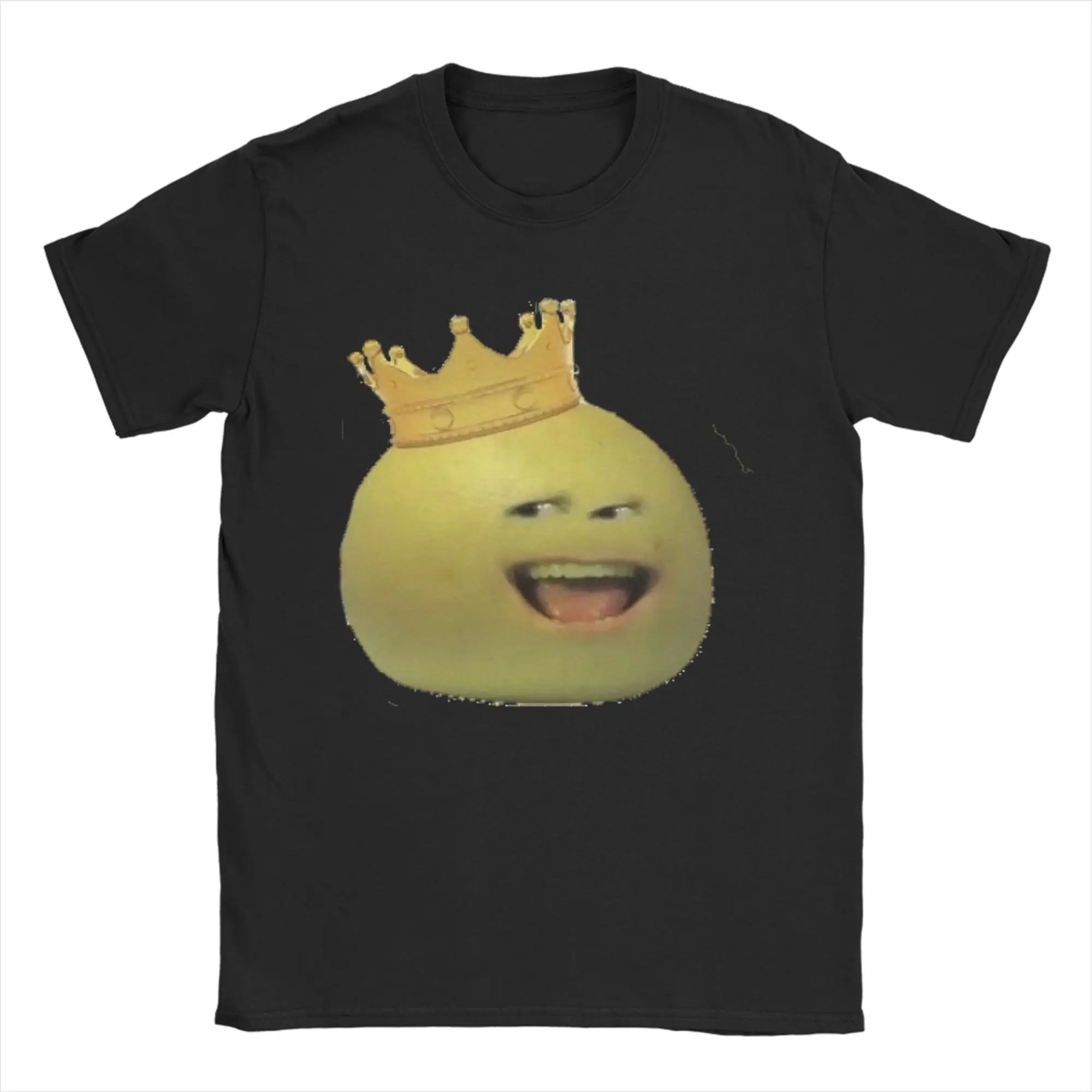 GRAPEFRUIT RULES Annoying Orange Tshirts Men 100%Cotton Tops Novelty  Round Neck Short Sleeve