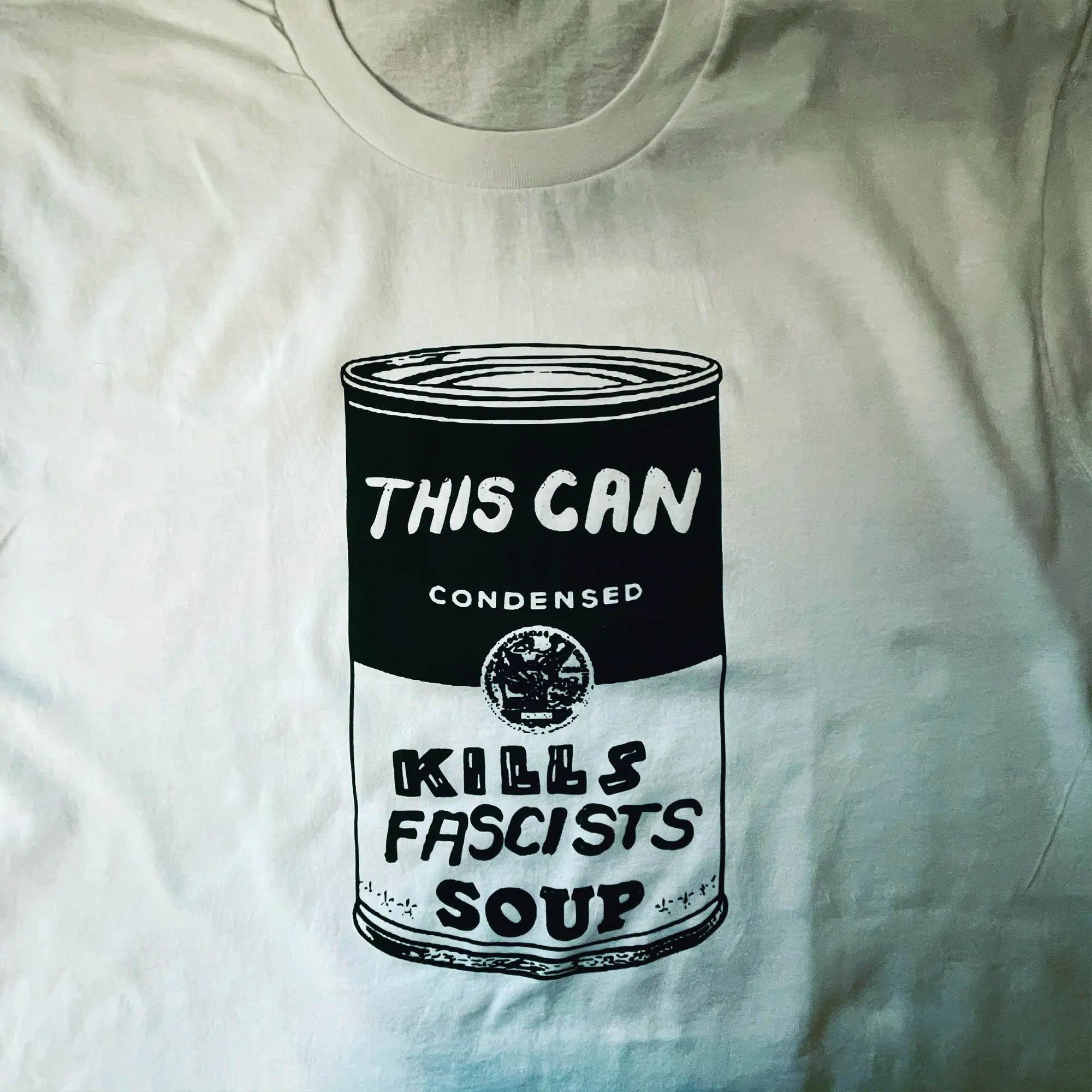 

This Can Kills Fascists Warhol Woody Guthrie T Shirt