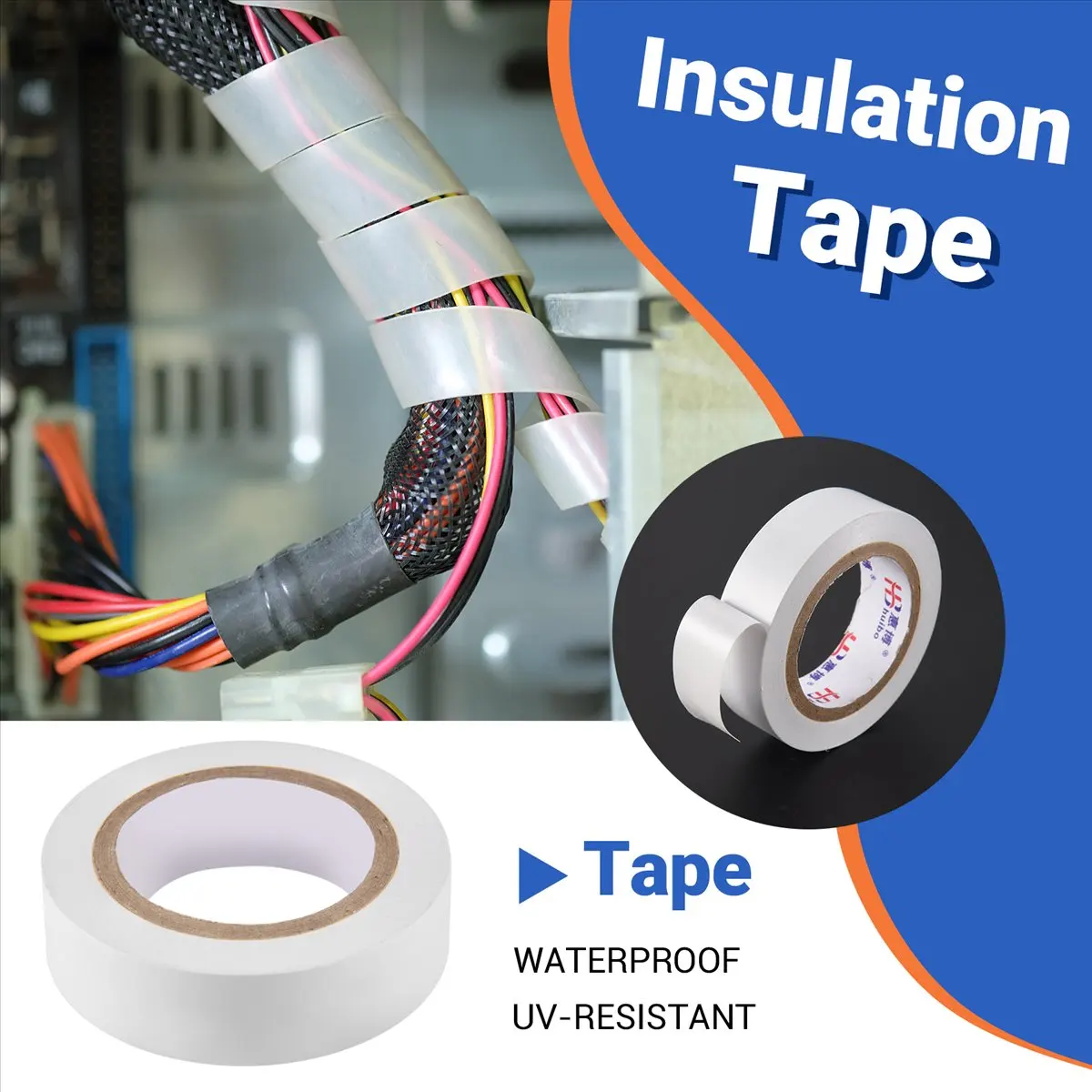 【2026 TOP Global】19mm*10m Duct Waterproof Tape, White