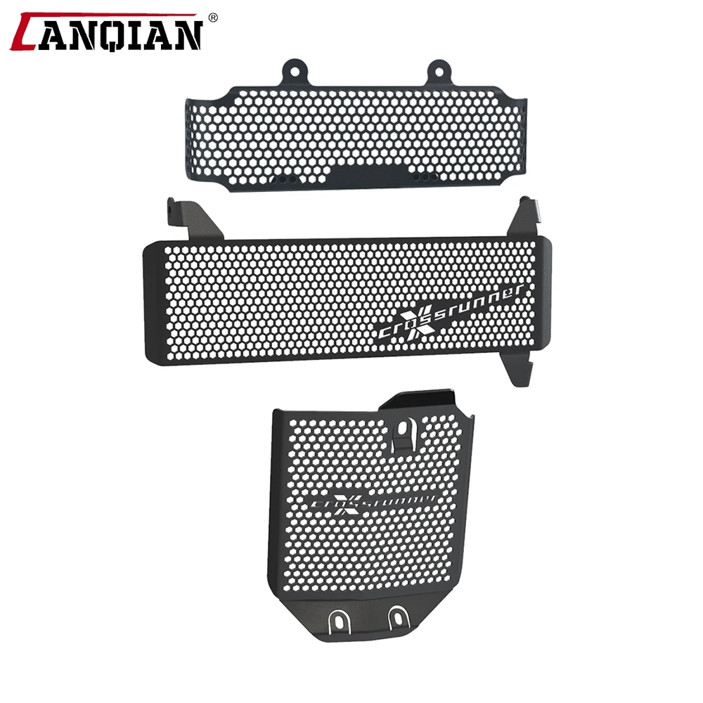 

For Honda VFR 800 X Crossrunner 2015-2024 Radiator Grille Guard oil cooler guard Set Upper Lower Guard Motorcycle Accessories