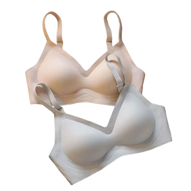 

KUCLUTSeamless Underwear For Women With Small Breasts, Push-up, No Rims, Soft Support Sports Bra, Large Breasts, Small And Thin