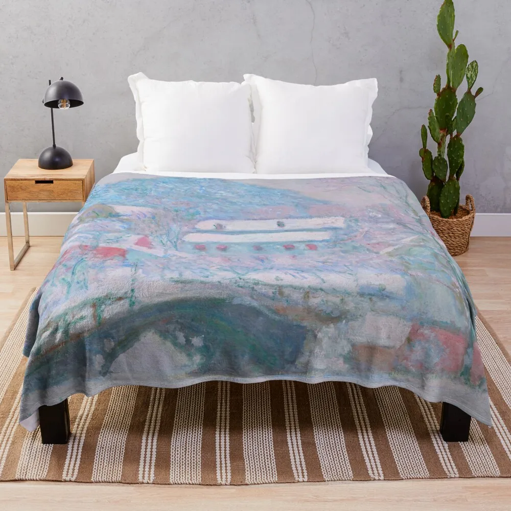 Claude Monet Sandvika, Norway Monet Throw Blanket Luxury Loose funny gift Blankets