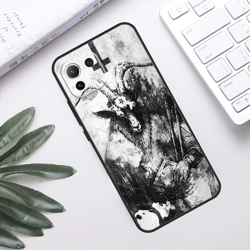 Diabo satanás caso para poco f5 x3 x5 pro f3 f4 gt m5s c40 capa traseira para xiaomi 13 12 lite 11t 12t pro 12x