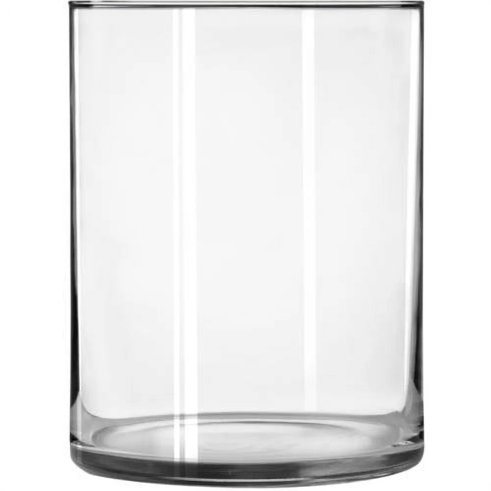 Clear Glass Cylinder Vase 4
