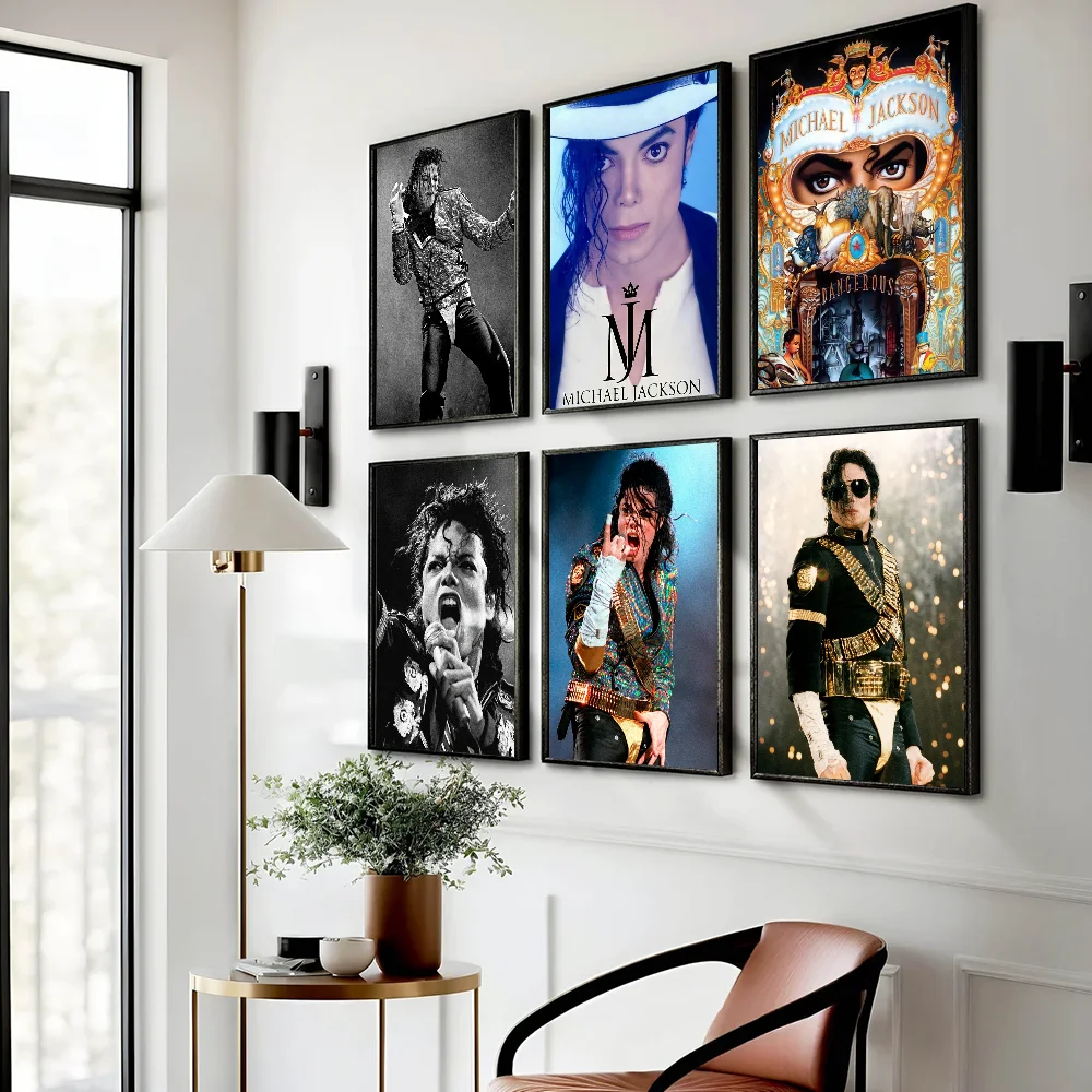 ملصقات جدارية لديكور غرفة المقهى من مايكل جاكسون سينجر #1