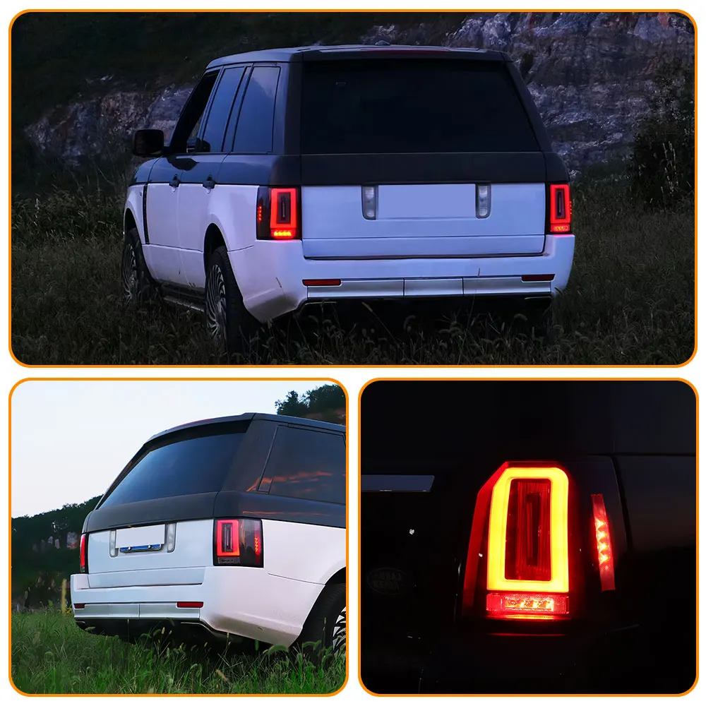 Facelift Upgrade LED Taillights For Range Rover Vogue L322 2002 -2012 Auto LED Rear Tail Light Brake Lamp Signal Car Accessories