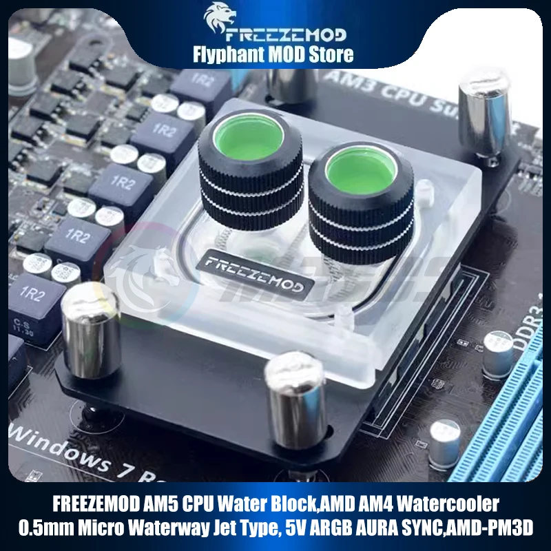FREEZEMOD AM5 CPU Water Block – Der ultimative Test für AMD AM4 & AM5 Systeme mit AM2 Mod Kompatibilität