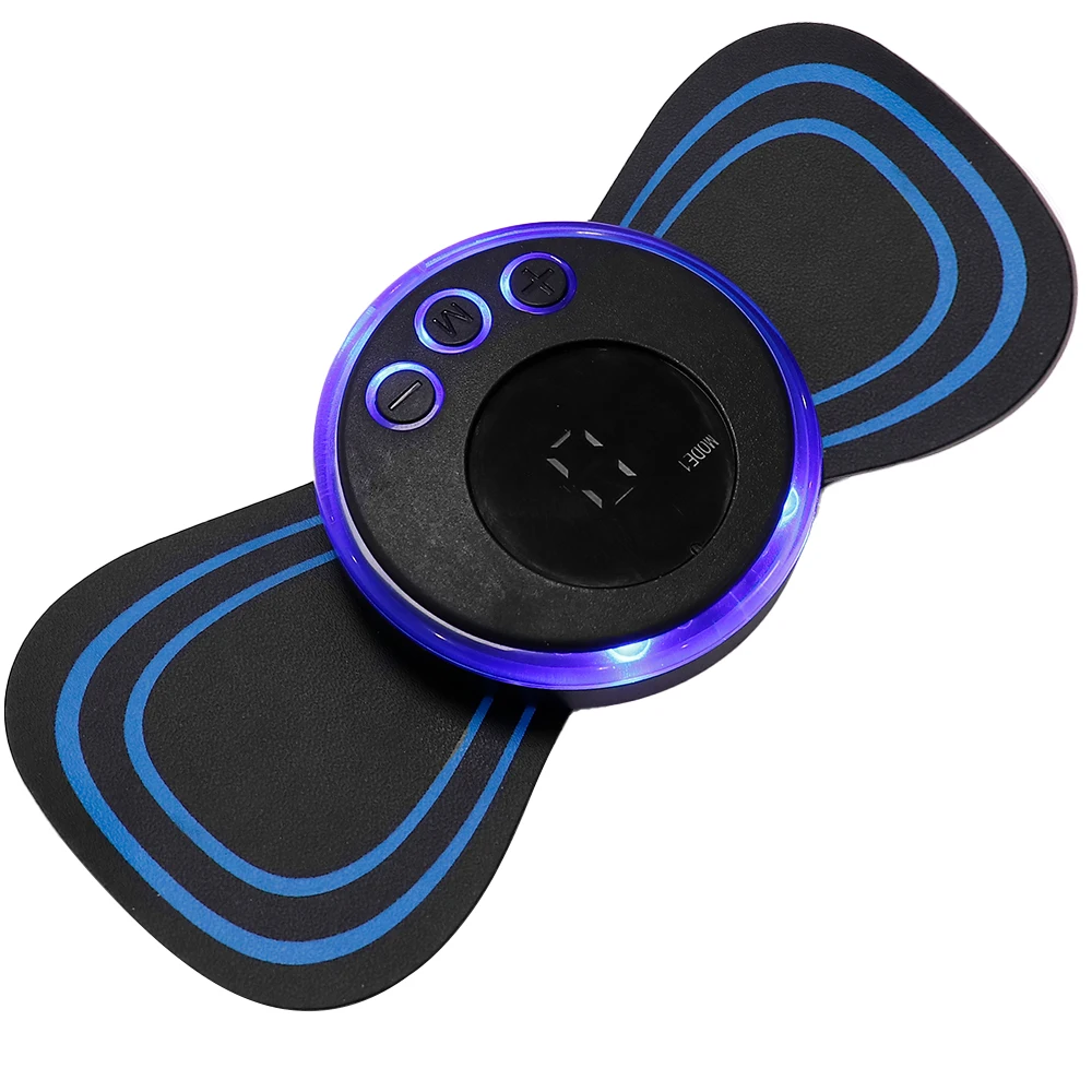 

Электрический массажер для шеи профессиональный, перезаряжаемый, с функцией TENS, регулируемый, легкий, с ЖК-дисплеем, для стимуляции мышц, массажер для тела