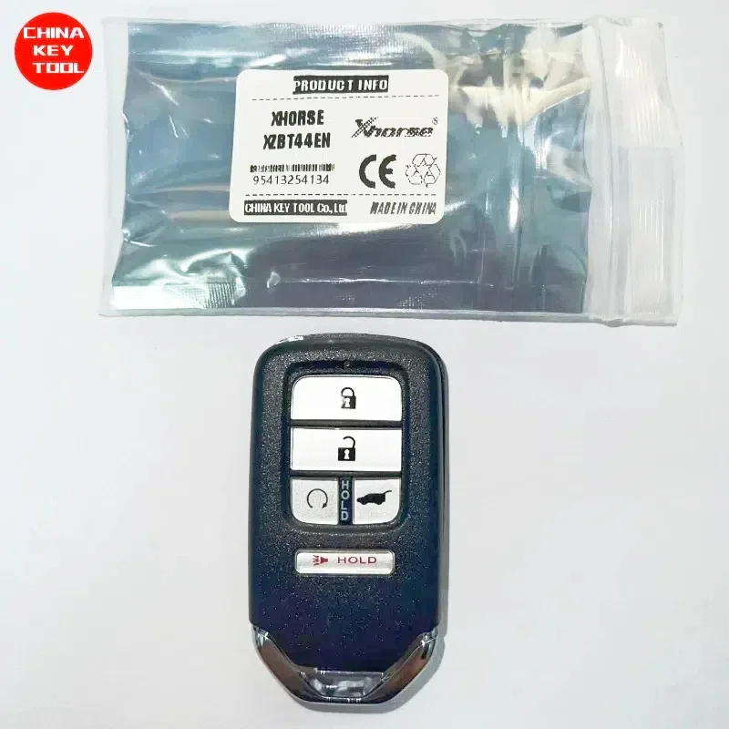 1PCS Xhorse XZBT44EN 5 Button Remote Key PCB For Pilot For Honda With Key Shell