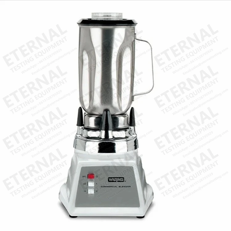 Misturador de fornecimento de fábrica em aço inoxidável/vidro opcional 220v Waring Blender com 1 ano de garantia