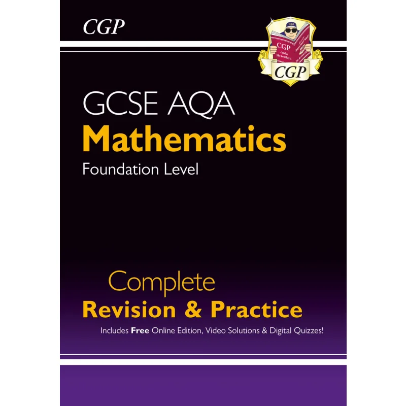 

GCSE Math AQA Complete Revision Practice Foundation Inc Online Ed Videos Quizzes CGP Книги 9781782949978