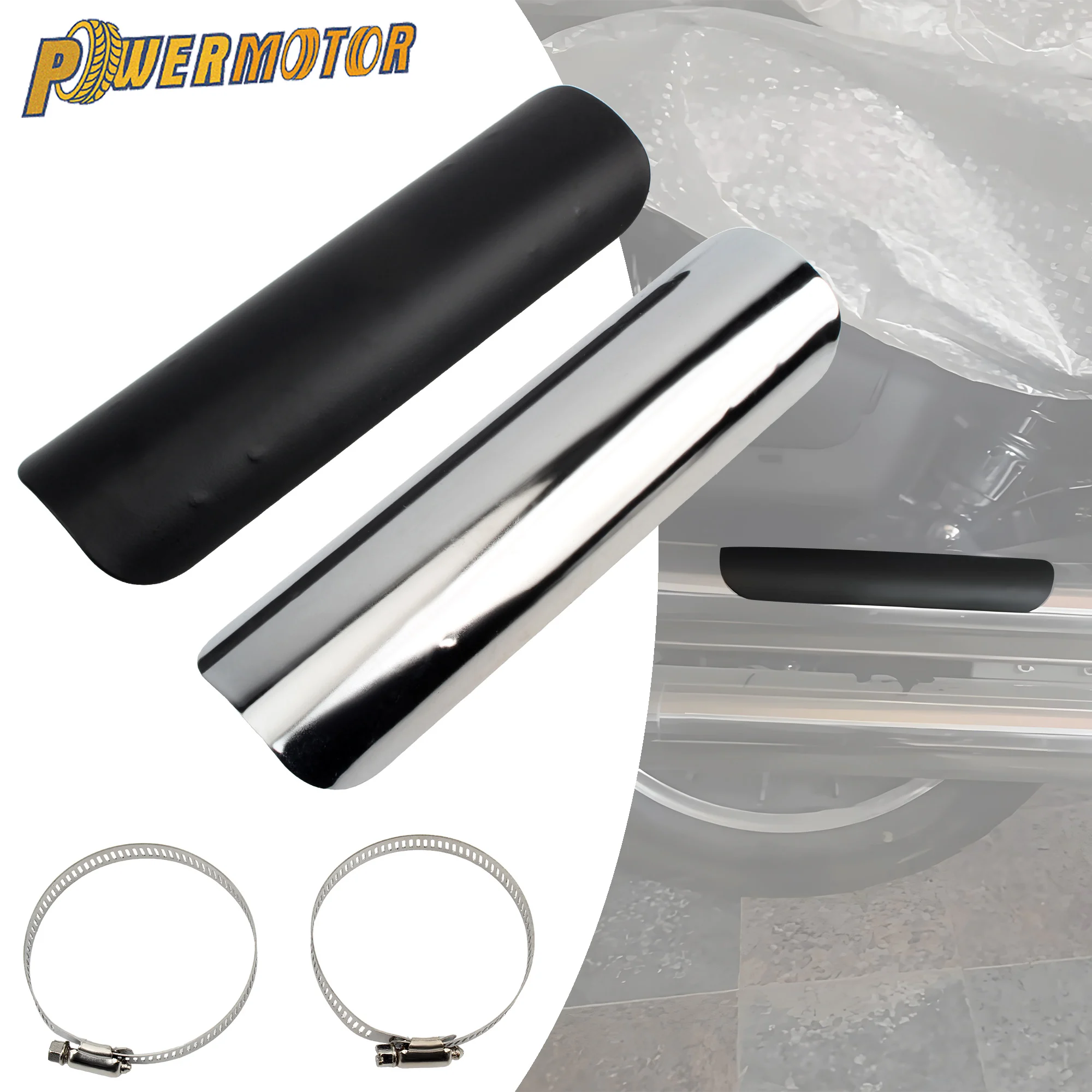 

Universal Motorcycle Exhaust Pipe Heat Shield Muffler Staight Cover Protector Guard For Harley Honda Yamaha Moto Accessories