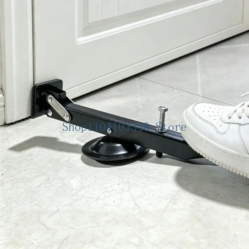 02DC Heavy Duty Carbon Steel Door Lifter Tool With Adjustable Height And Antislip Rubber Pad Suitable For Easy Installation