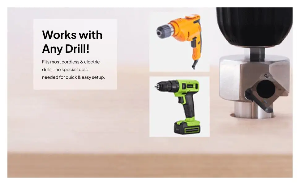 

3/4" Bench Dog Hole Chamfer Reamer and Drill Bit Stainless Steel Sturdy Generic Accessory Woodworking Tool