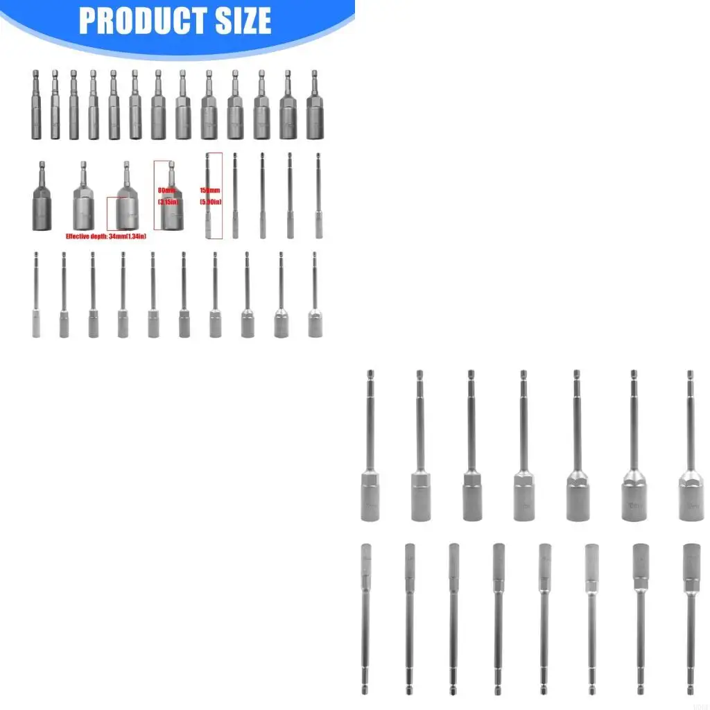 

Набор сверл с глубокими головками, 15 шт./компл., расширенные торцевые ключи из высокопрочной стали для ограниченного и