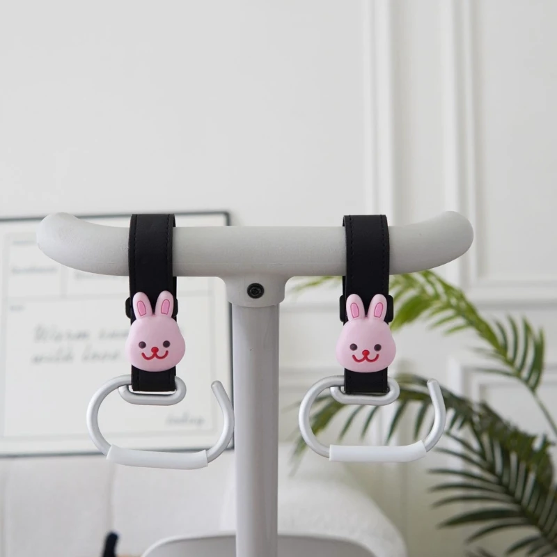 Baby Stroller Hook Cartoon Bear Pram Hanger Toddlers Cart Organiser Bag Storage Hanging Rack Infant Supplies Accessories