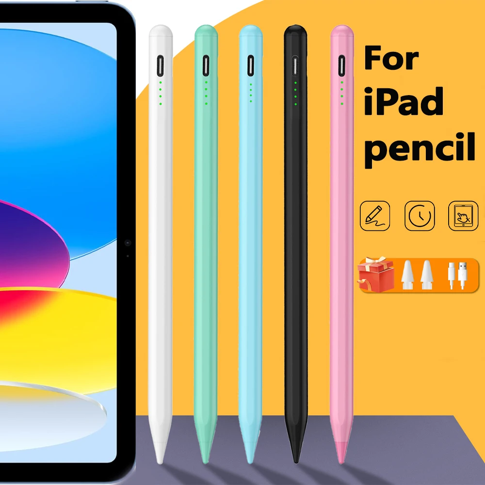 

Stylus Pen for iPad with Palm Rejection Tilt Sensitivity for iPad Pro Air Mini 2018-2026 Pencil Capacitive Touch Screen Pen