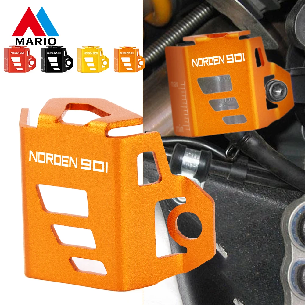 For KTM Norden 901 Norden901 Motorcycle Accessories CNC Rear Oil Brake Reservoir Protector Guard