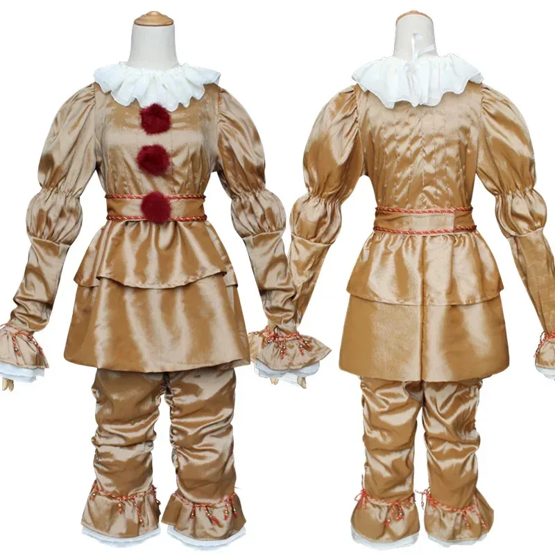 

Didi 211 Movie Pennywise Clown Косплей Костюм Хэллоуин Взрослый Карнавал Вечеринка Сценическое представление Злодей Винтажная одежда