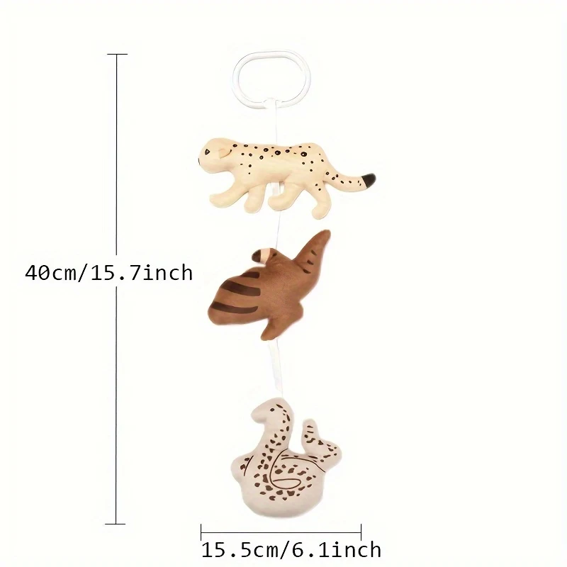 Baby Bed Stroller Hanging Rattle Toys for Boys and Girls Newborn Gifts Cartoon Animal Soft Toy Toddlers Pendant Appease Toy