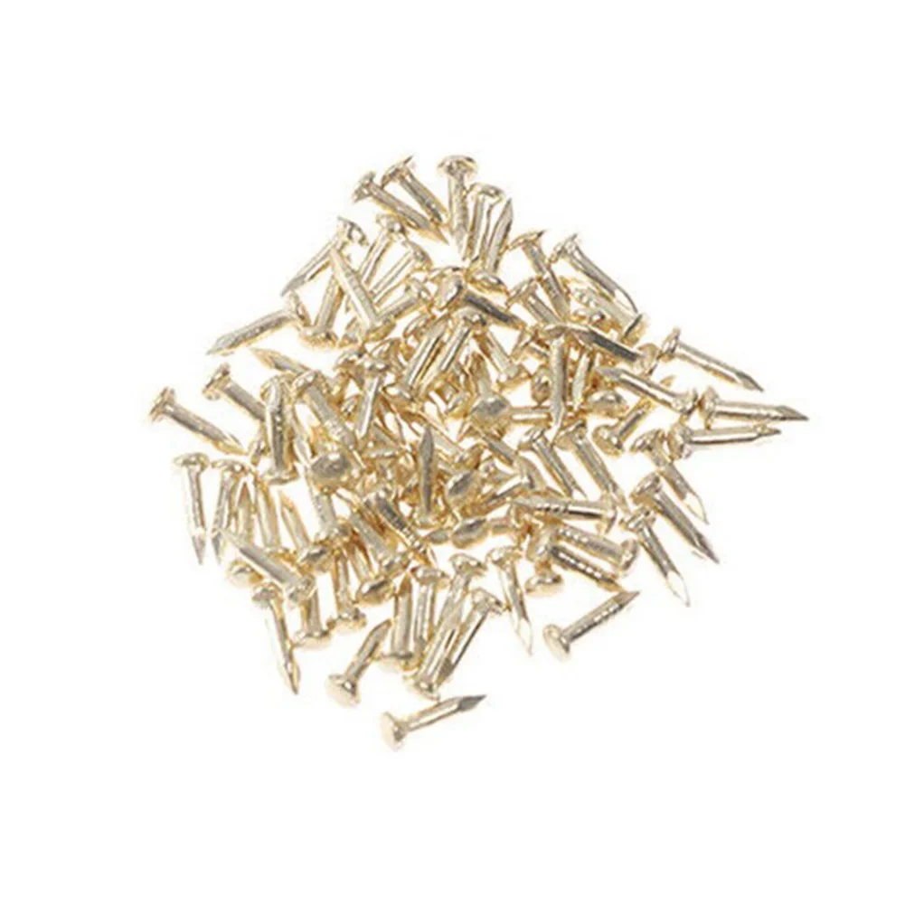 Box Hinge Hinge 50pcs Brass Fitttings For Craft Door Box Gold Reliable Replacement Spare Parts Useful 50X 50pc