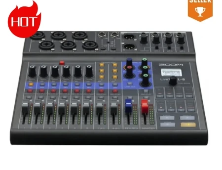 Zoom LiveTrak L-8 Portable 8-Channel Digital Mixer and Multitrack Recorder