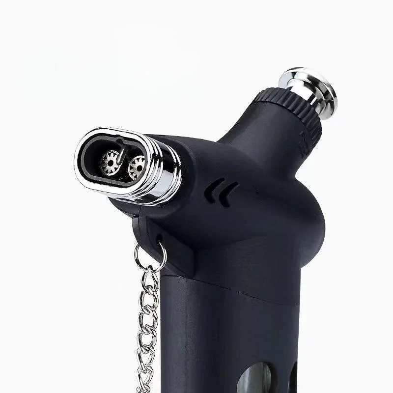 المحمولة المباشر رذاذ لحام بندقية نفخ أخف في الهواء الطلق يندبروف الشواء بندقية رذاذ صغيرة السيجار اكسسوارات السجائر هدية #5