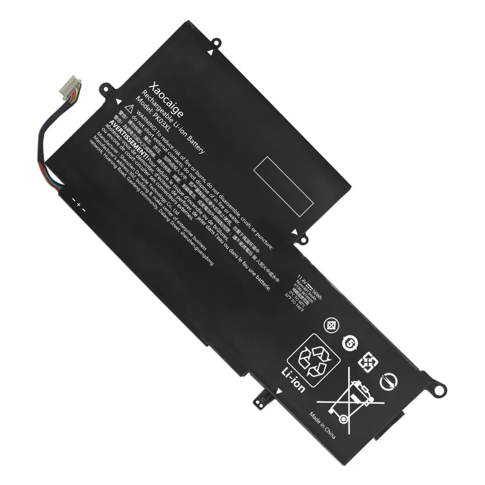PK03XL Аккумулятор для ноутбука HP Spectre Pro X360 G1 G2 PK03XL TPN-Q157 13-4001DX,13-4113TU 13-4002NF 13-4101DX HSTNN-DB6S 789116-00