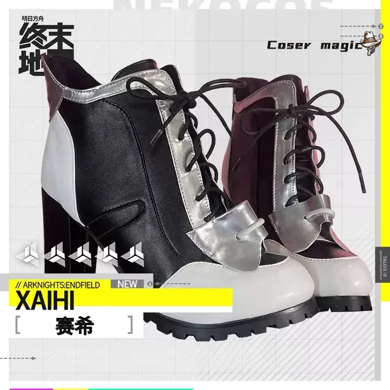 Game Arknights Xaihi Cosplay Costume Shoes Anime Character Halloween Carnival Party Prop