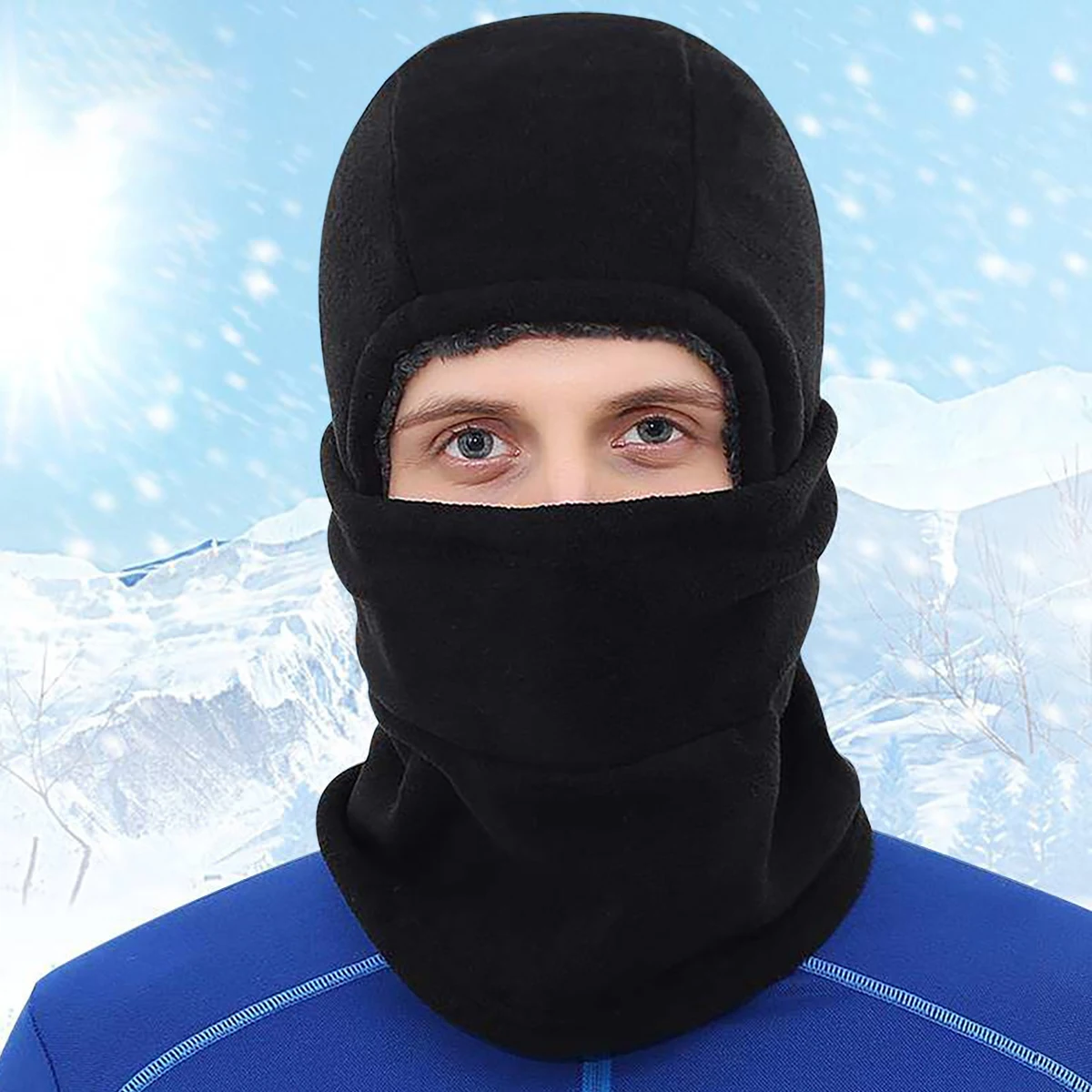 AliExpress NONE 1Pcs Winter Neck Warm Balaclava Unisex Skiing Masks Outdoor Cycling Fishing Windproof Sports Gear Hats Mask Scarf Christmas Gift
