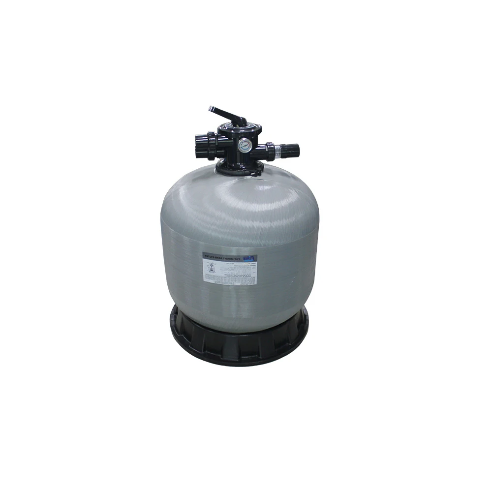 PIKES Fiberglass Sand Filter Top Mount Pool Filter Water Treatment Equipment for Swimming Pool Flow Rate:8-56 M³/h
