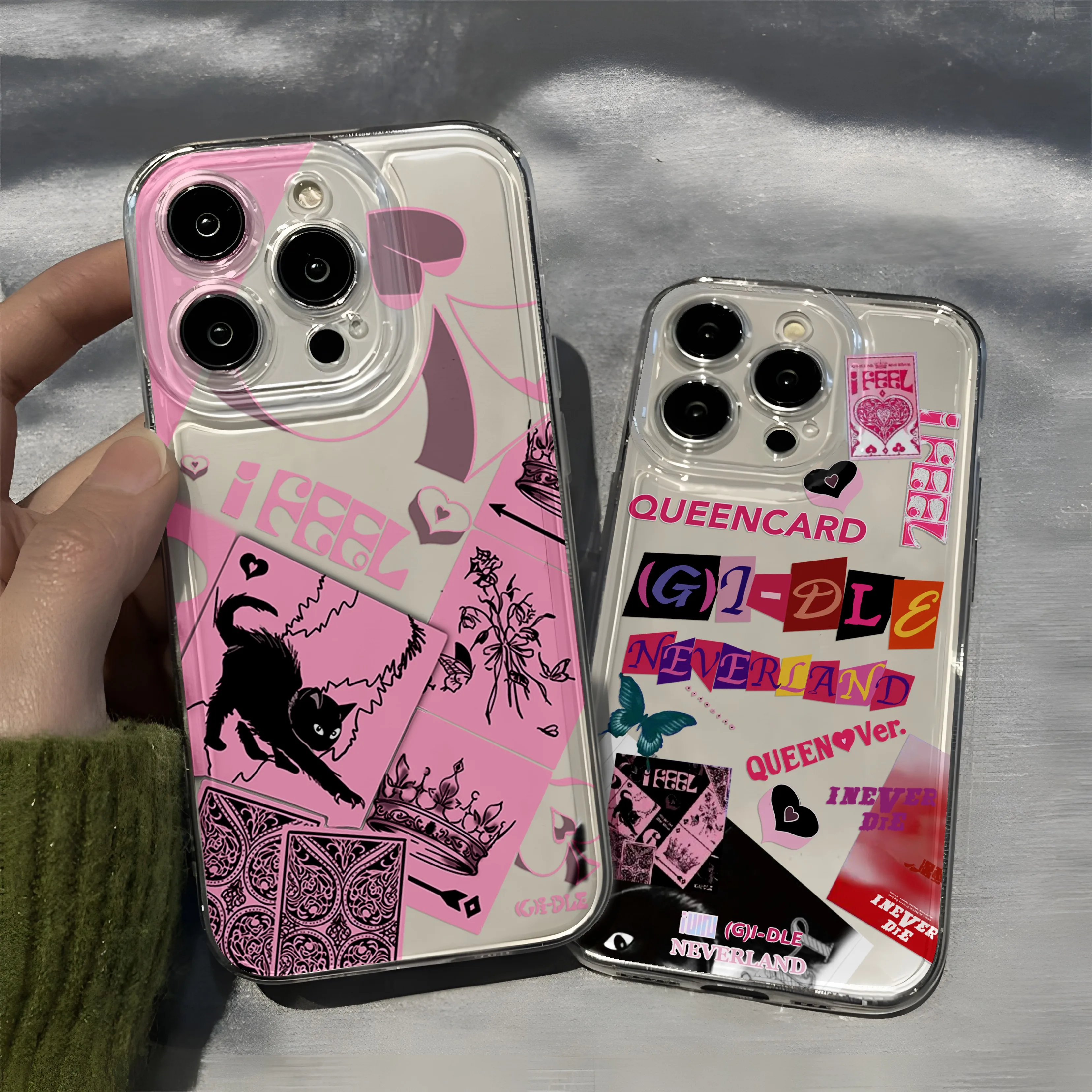 K-pop (G)I-DLE i Feel Phone Case For Xiaomi Redmi Note 13 12 12C 11 10 10C 13C 9 9s 9A 9T 9C 8 7 Pro Max 4G 5G Transparent Cover