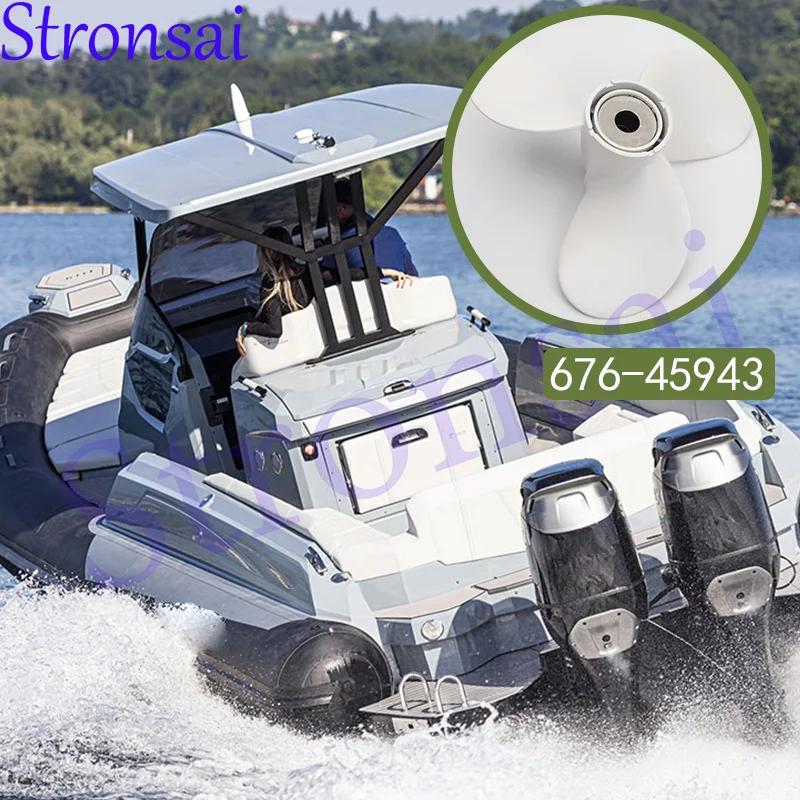 

Aluminium Propeller 676-45943-62-EL 61 01 FOR Yamaha Outboard Motor 40HP 3 x 11 1/2 12" 676-45943 676-45943-00 67645943