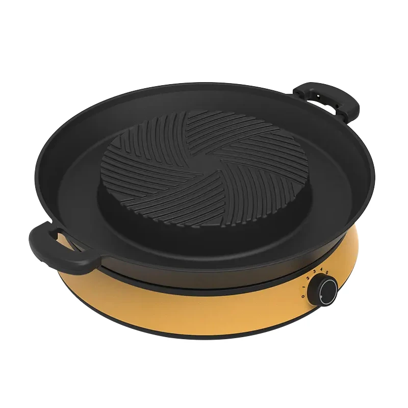 Household factory direct sales supply single couple barbecue brush pot all-in-one machine special induction cooker stove
