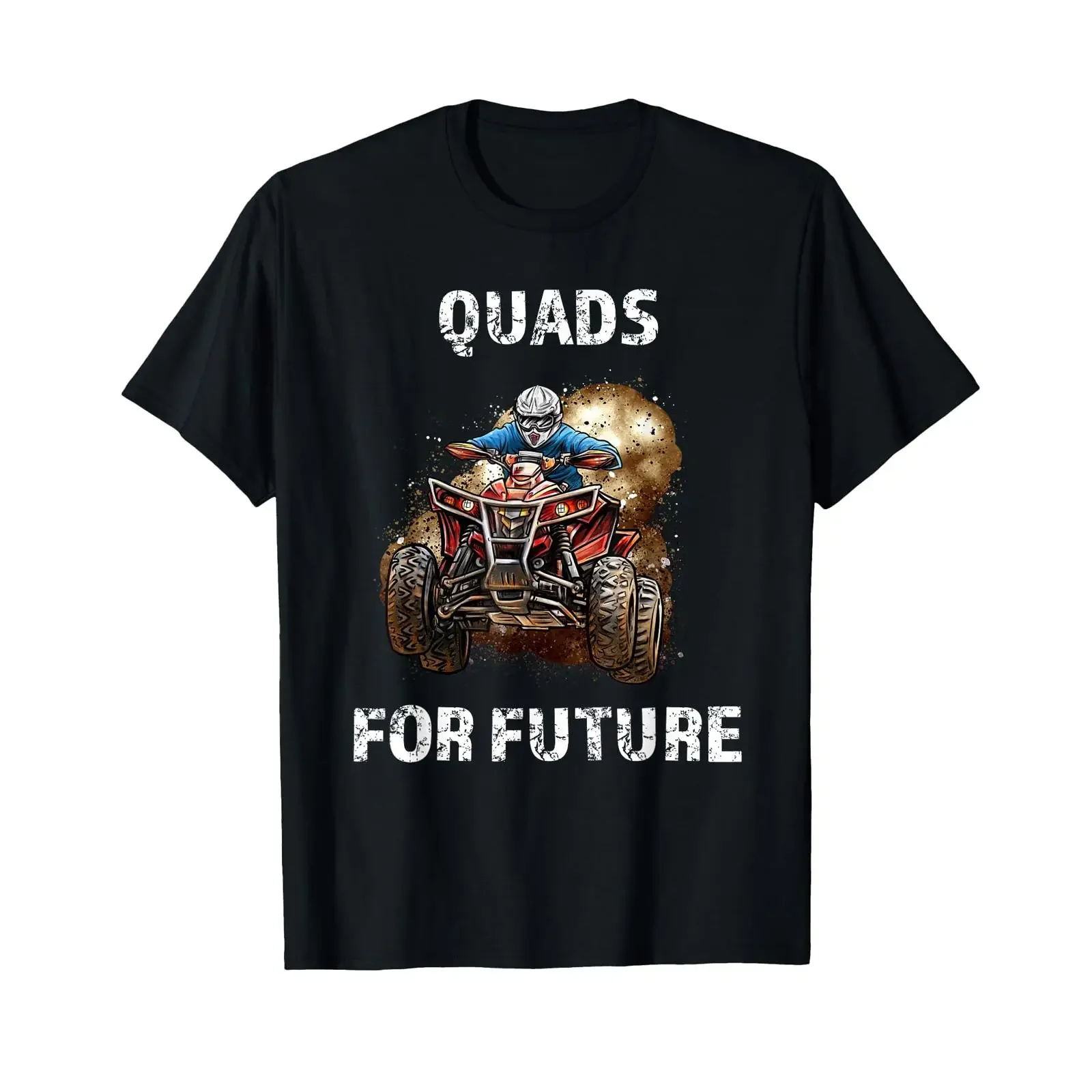 ATV Offroad Quad Biker T Shirt vintage Washed Versatile graphic Breathable Casual Stretched streetwear homme Soft Comfortable