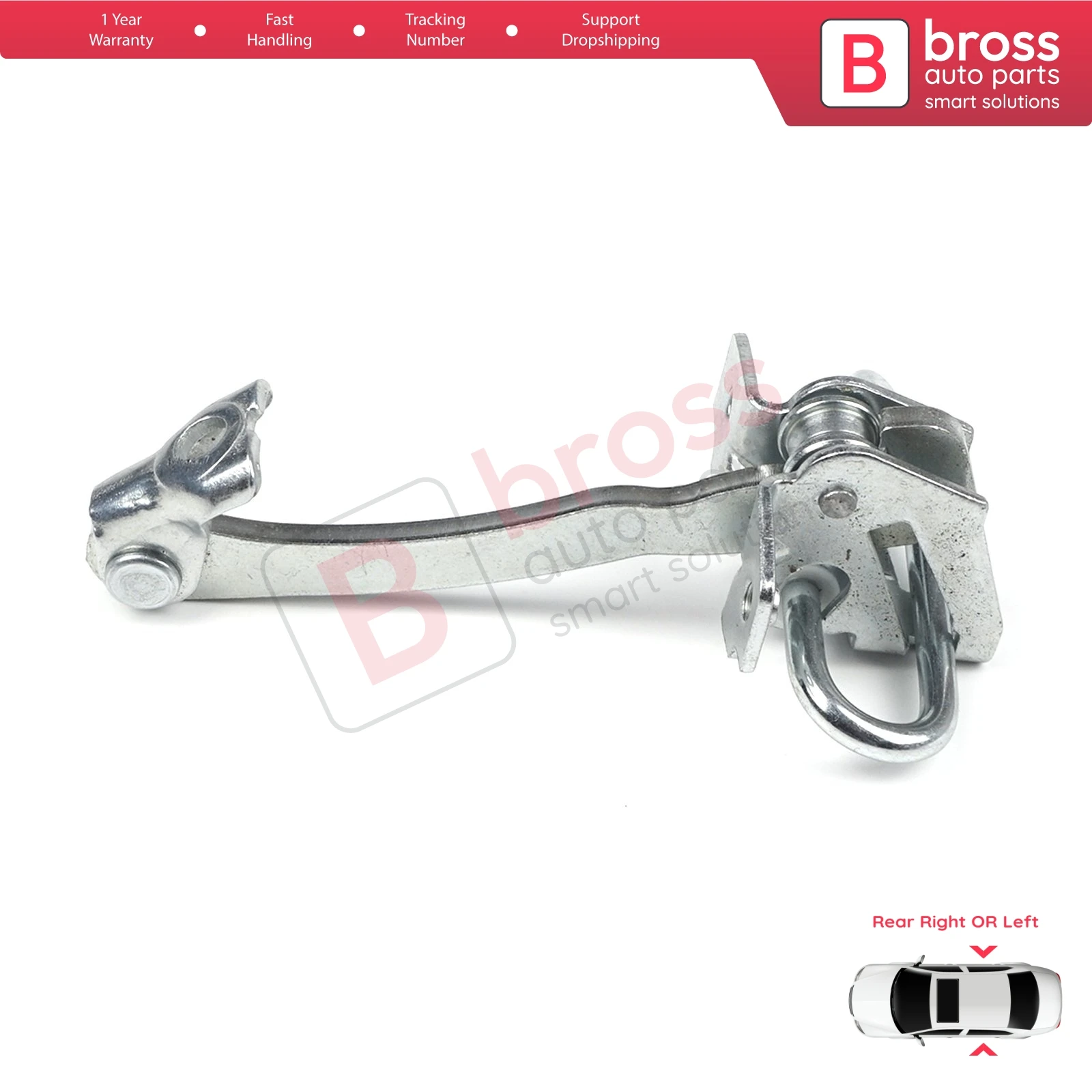 

BDP689 Rear Left OR Right Door Hinge Stop Check Strap Limiter 51799769 for Fiat Linea 323 110 Punto Grande Punto Evo 199