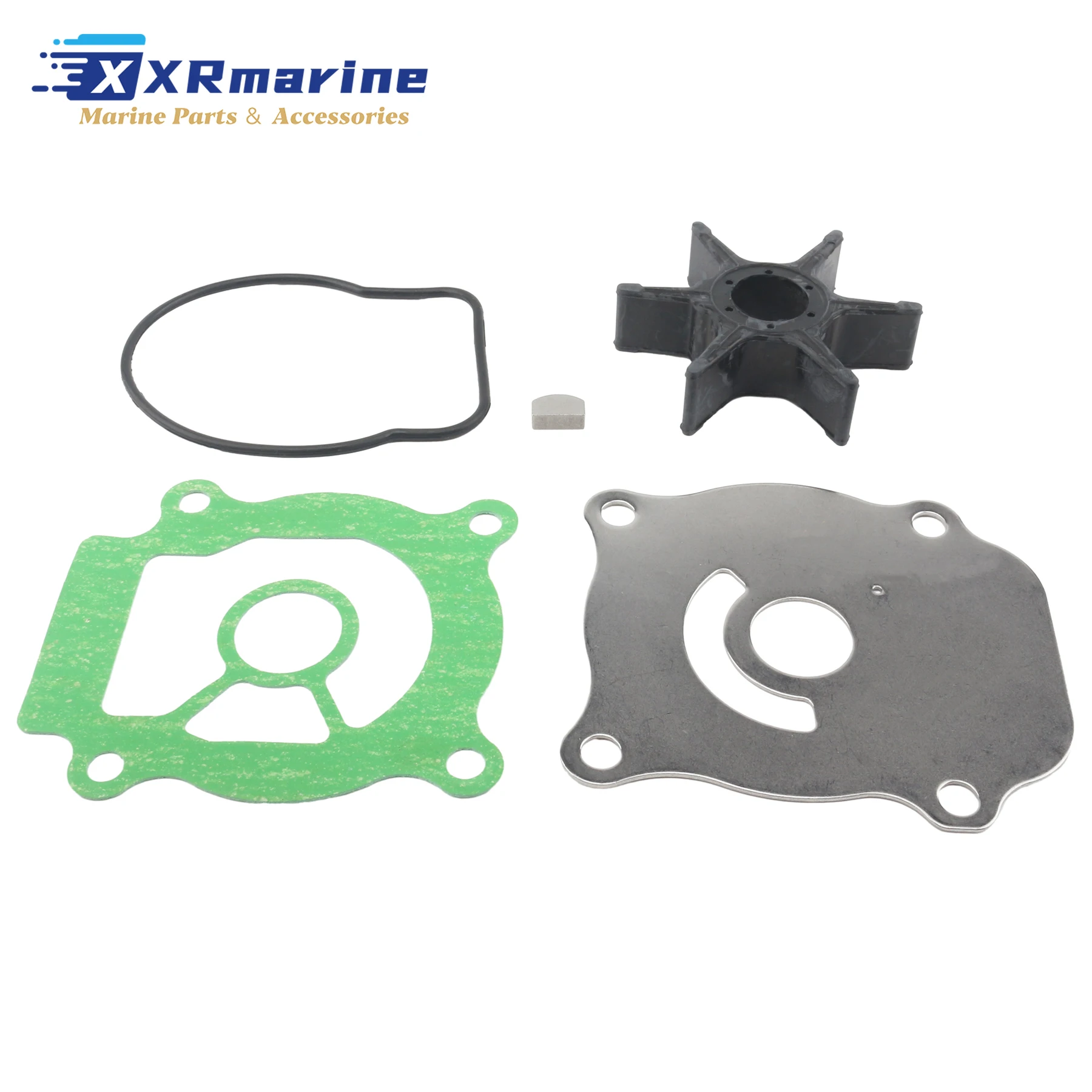 Compatible with Suzuki 4 Stroke 25HP DF25 V-Twin 2006-2014 Boat Outboard Engines Water Pump Impeller Rebuild Kit