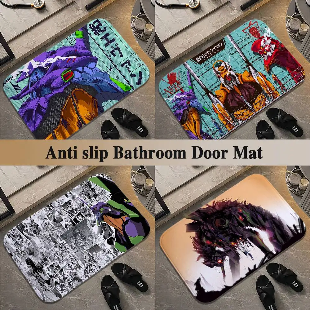 

E-Evangelion Floor Mat Printed Large Carpets Room And Bedroom Carpets Bathroom Anti Slip Door MATS Small Carpets