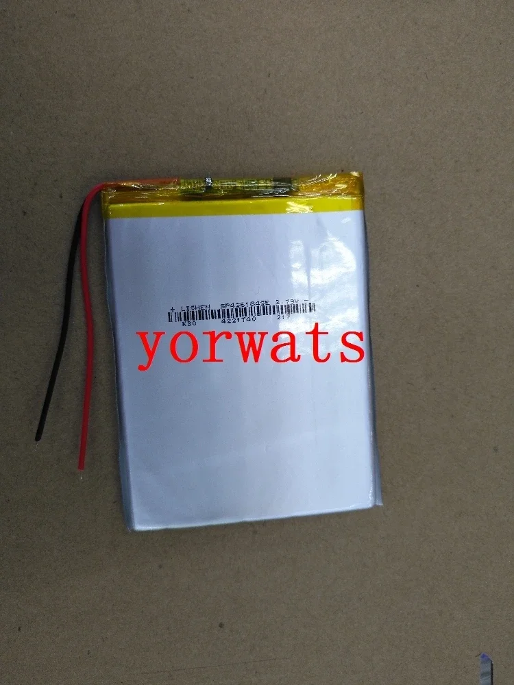 Nova célula de íon-lítio recarregável nova 3.7v, bateria de polímero de lítio, 436184   Potência MP34 de navegação GPS, instrumento médico, e-bo