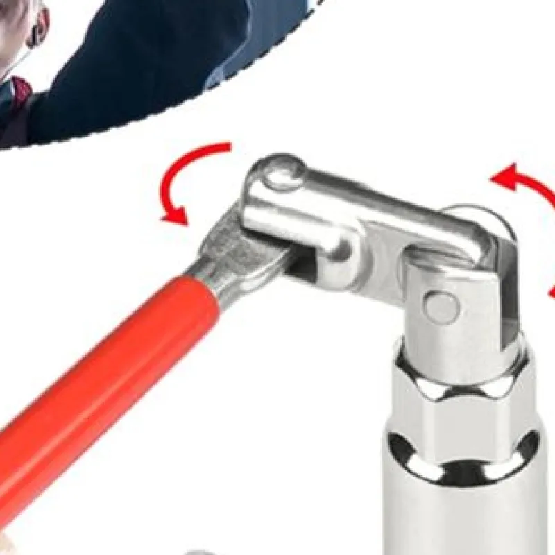 T-Bar Spark Plug Spanner Wrench 16mm 18mm Sockets Spark Plug Removal Tool Spark Plug Socket Wrench Tool Auto Repair Tools