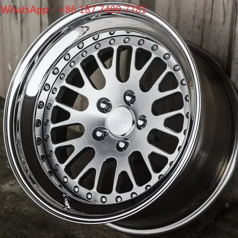 Custom 15/17/18/19/20 Inch Classic Polished Two-piece 20x9 Forged Wheels 5X114.3 5x120 5x4.5 PCD for SC300